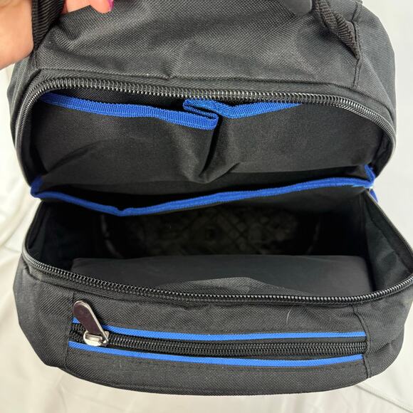 Carlyle Tools NAPA Heavy Duty Hard Bottom Tool Backpack Black Blue Rugged - Picture 5 of 6